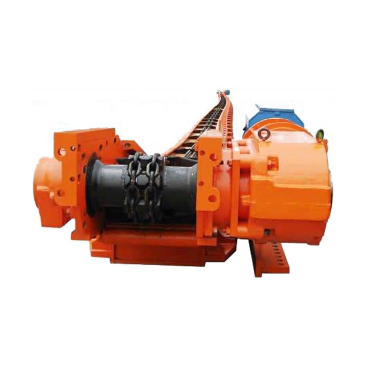 What is a chain scraper conveyor made of?