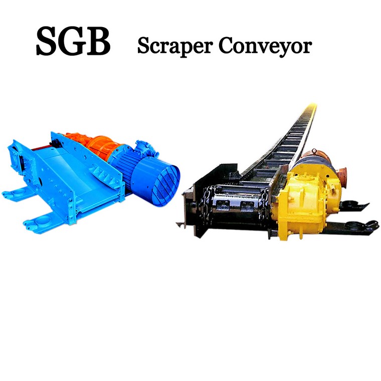 The chain scraper conveyor is equipped with a broken chain alarm device
